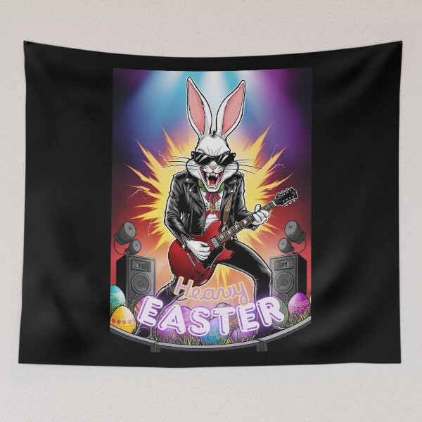Item preview, HEAVY EASTER, Happy Easter Bunny, Happy Easter, Bunny designed and sold by GOLDENGARDENART.