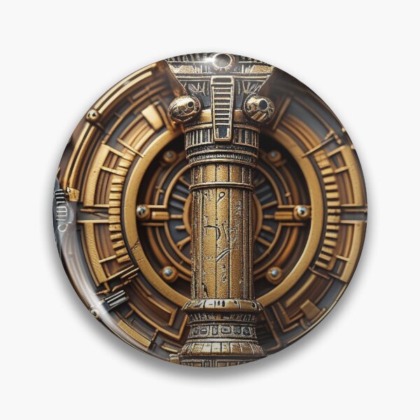 Item preview, Pillar of Time, Egyptian steampunk relic designed and sold by VidyoeDesigns67.