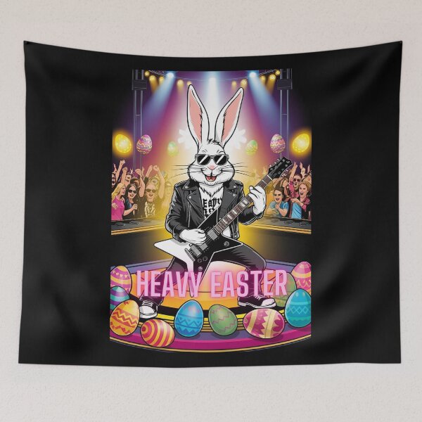 Item preview, HEAVY EASTER, Happy Easter Bunny, Happy Easter, Bunny designed and sold by GOLDENGARDENART.