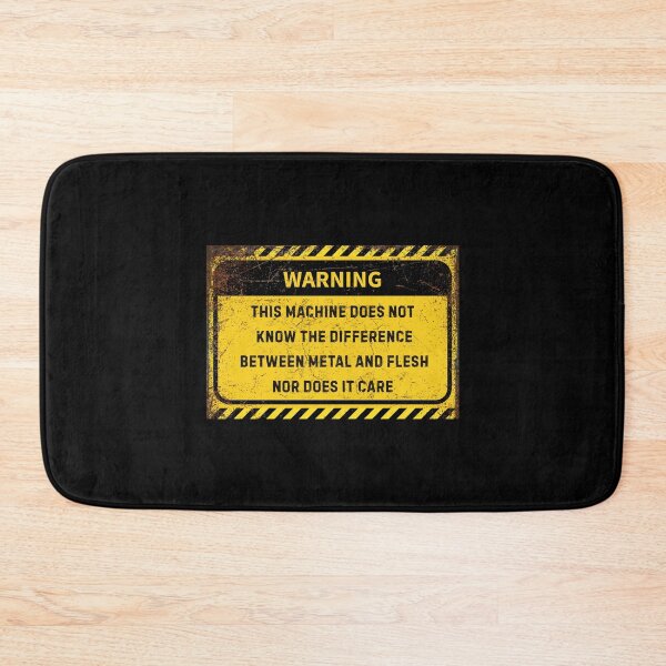 Item preview, Industrial Safety Warning Sign - Alert for Machinery Hazards designed and sold by Psycho-Crazy.