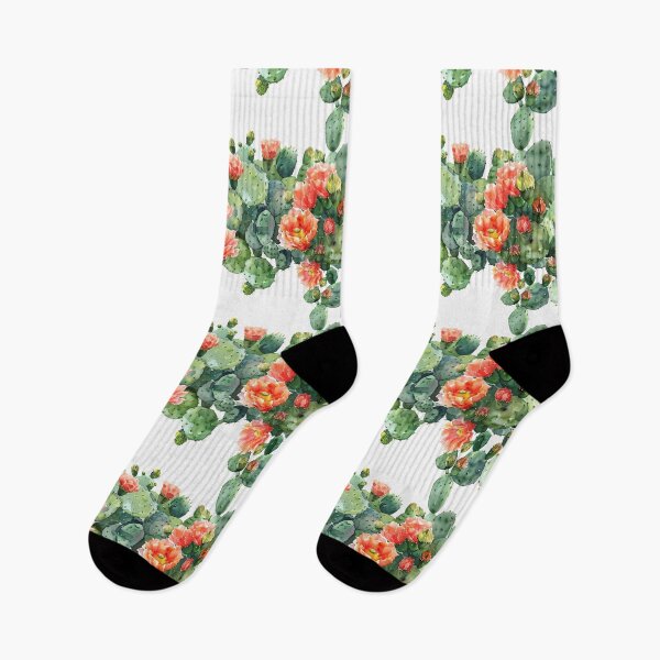 Item preview, Blooming Watercolor Prickly Pear designed and sold by NTGUILTY.