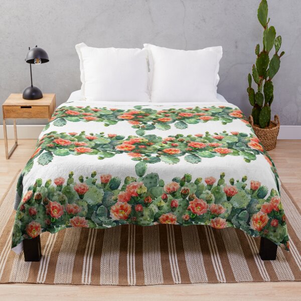 Item preview, Blooming Watercolor Prickly Pear designed and sold by NTGUILTY.