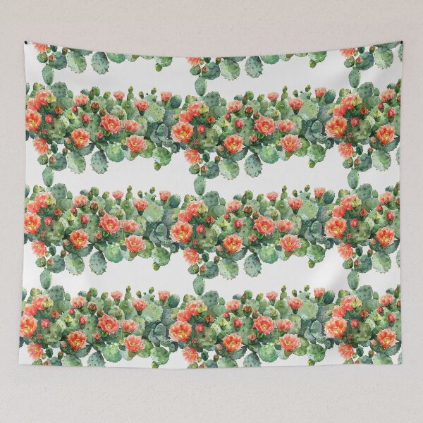 Item preview, Blooming Watercolor Prickly Pear designed and sold by NTGUILTY.