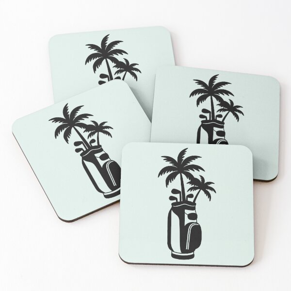 Item preview, Golf Bag with Palm Trees Silhouette designed and sold by theartfulaspie.