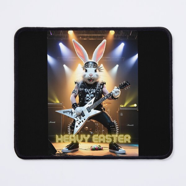 Item preview, Heavy Metal, HEAVY EASTER, Happy Easter Bunny, Happy Easter, Bunny designed and sold by GOLDENGARDENART.