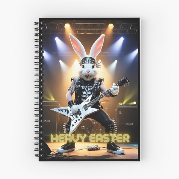 Item preview, Heavy Metal, HEAVY EASTER, Happy Easter Bunny, Happy Easter, Bunny designed and sold by GOLDENGARDENART.