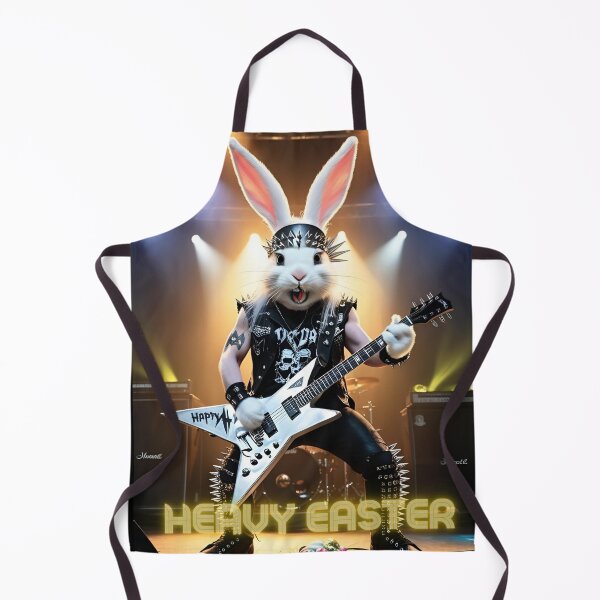 Item preview, Heavy Metal, HEAVY EASTER, Happy Easter Bunny, Happy Easter, Bunny designed and sold by GOLDENGARDENART.