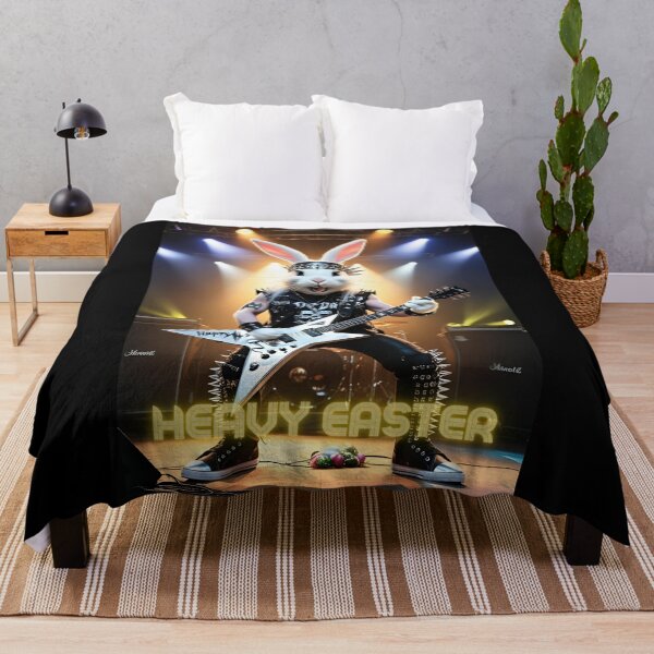 Item preview, Heavy Metal, HEAVY EASTER, Happy Easter Bunny, Happy Easter, Bunny designed and sold by GOLDENGARDENART.