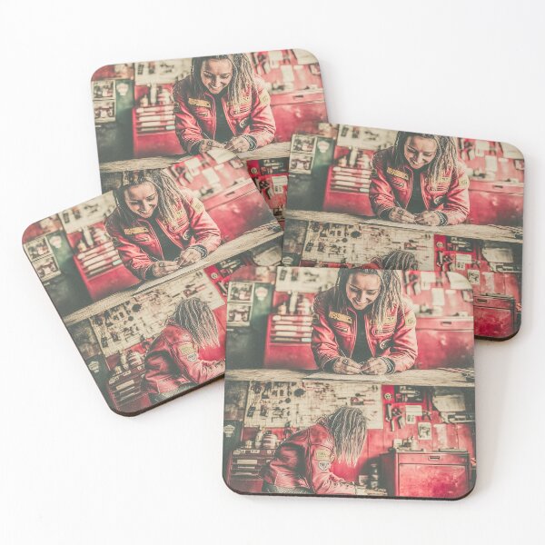 Item preview, Red Leather Silence designed and sold by SteadyRolling.