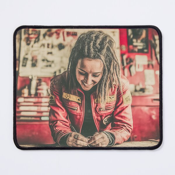 Item preview, Red Leather Silence designed and sold by SteadyRolling.