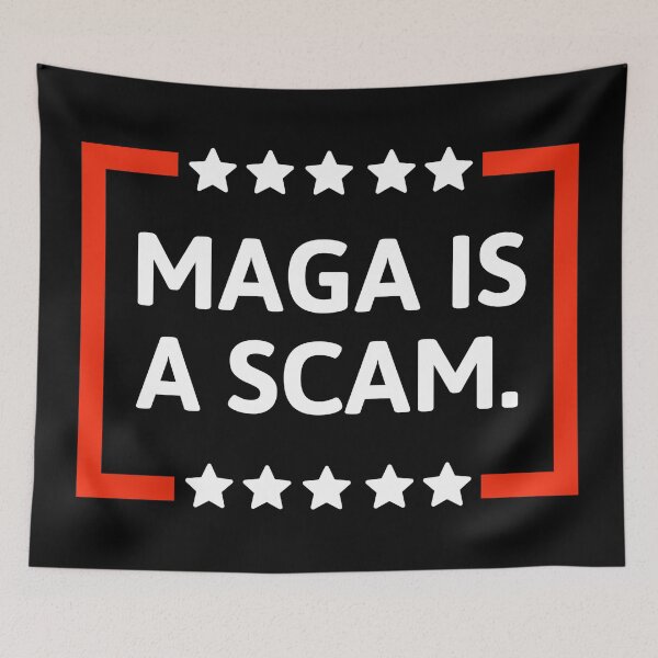 Item preview, MAGA is a scam. designed and sold by Rachel the Artist .