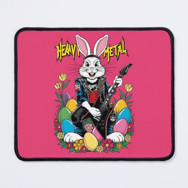 Item preview, Bunny, Heavy Metal, HEAVY EASTER, Happy Easter Bunny, Happy Easter, Bunny designed and sold by GOLDENGARDENART.
