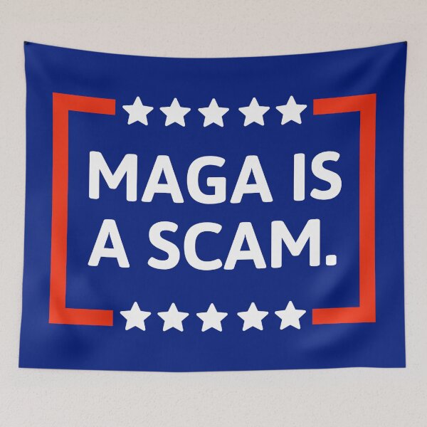 Item preview, MAGA is a scam. designed and sold by Rachel the Artist .