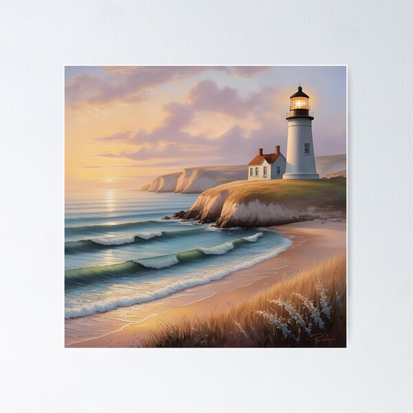 Item preview, Lighthouse Rocky Coast designed and sold by DankThreads.