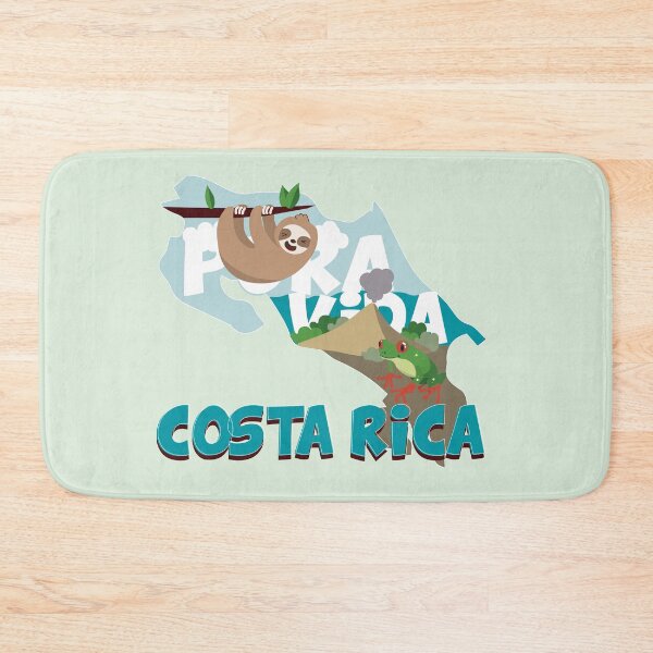 Item preview, Map Of Costa Rica with phrase Pura Vida designed and sold by Claustronautas.