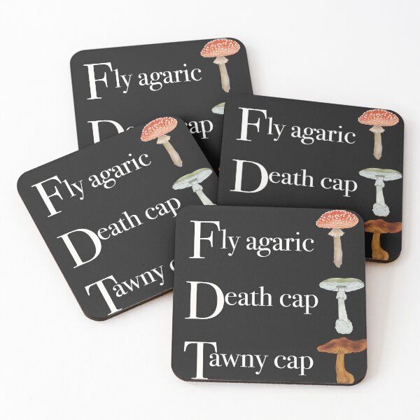 Item preview, FDT, fly agaric, death cap, tawny mushrooms  designed and sold by KassandraPriam.