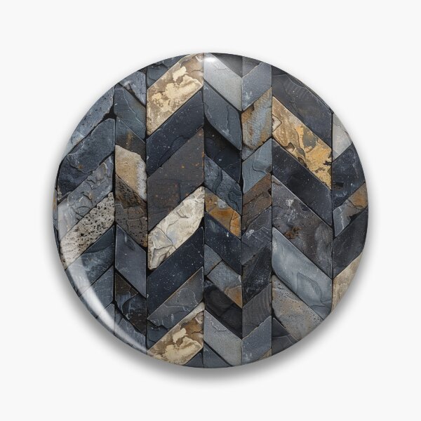 Item preview, Stone Herringbone Mosaic designed and sold by NTGUILTY.