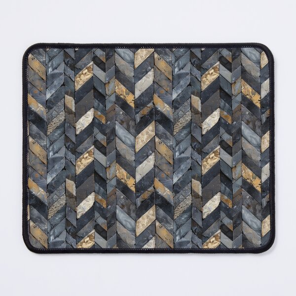 Item preview, Stone Herringbone Mosaic designed and sold by NTGUILTY.
