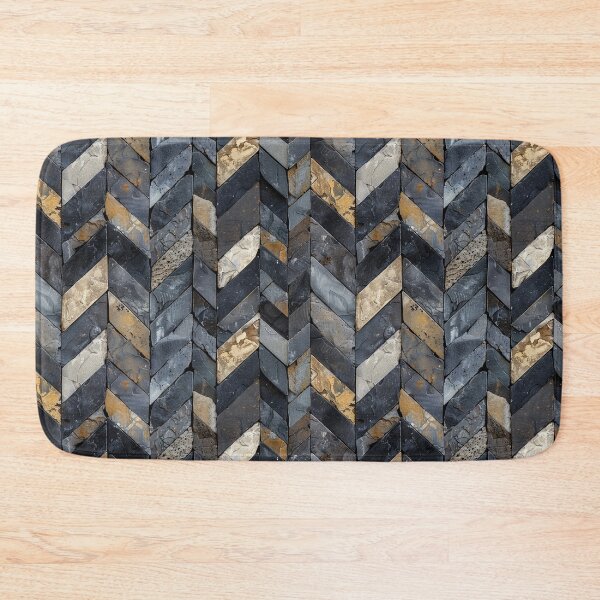 Item preview, Stone Herringbone Mosaic designed and sold by NTGUILTY.