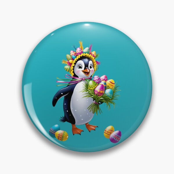 Item preview, Happy EASTER, Happy Easter Penguin, Happy Easter, Penguin, designed and sold by GOLDENGARDENART.
