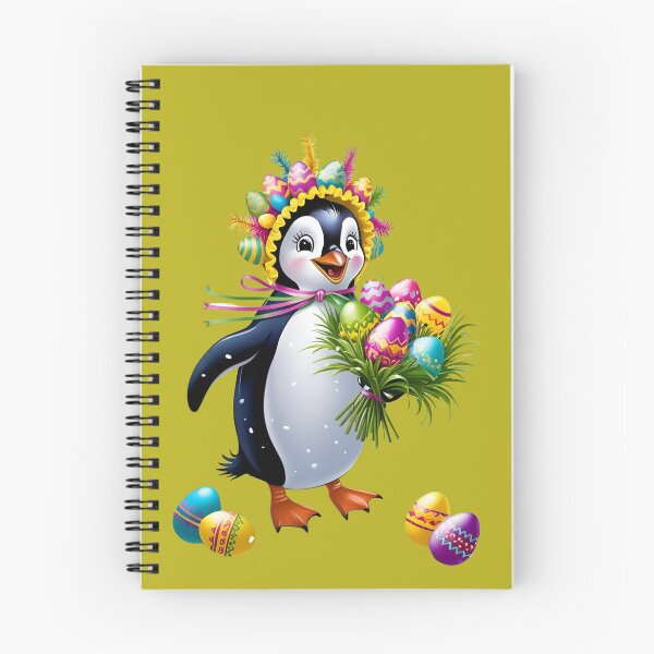 Item preview, Happy EASTER, Happy Easter Penguin, Happy Easter, Penguin, designed and sold by GOLDENGARDENART.