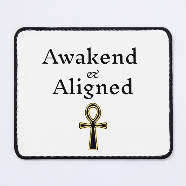 Item preview, Awakened & Aligned Ankh designed and sold by Roseanne's Legacy Tees.