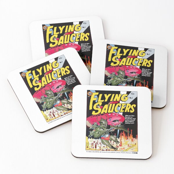 Item preview, Flying Saucers No.1 (Public Domain) designed and sold by koolzeeart.