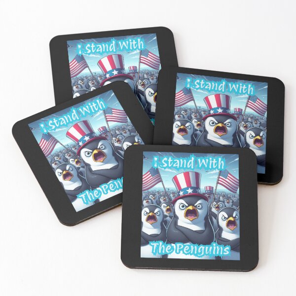 Item preview, I Stand With The Penguins funny gifts for penguin fans designed and sold by crazygingercat.