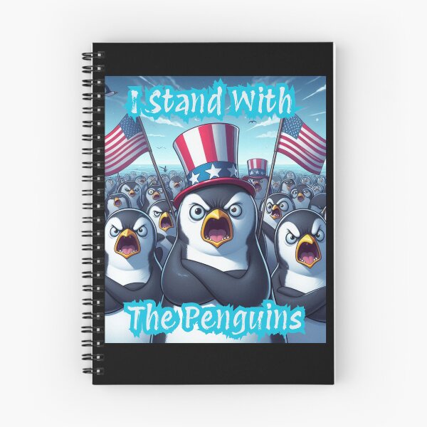 Item preview, I Stand With The Penguins funny gifts for penguin fans designed and sold by crazygingercat.