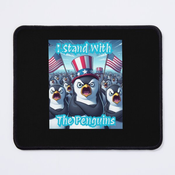 Item preview, I Stand With The Penguins funny gifts for penguin fans designed and sold by crazygingercat.