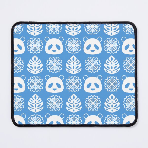 Item preview, Panda Jungle Impressions on Blue designed and sold by Amanda Roos.
