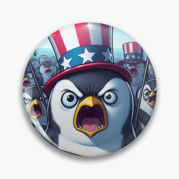 Item preview, Penguins Protest Against Tariffs Funny Penguin Tariff funny gifts for activists designed and sold by crazygingercat.