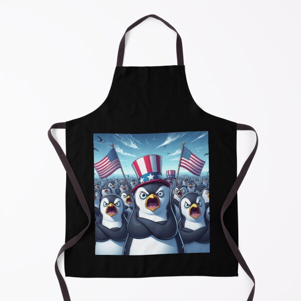 Item preview, Penguins Protest Against Tariffs Funny Penguin Tariff funny gifts for activists designed and sold by crazygingercat.