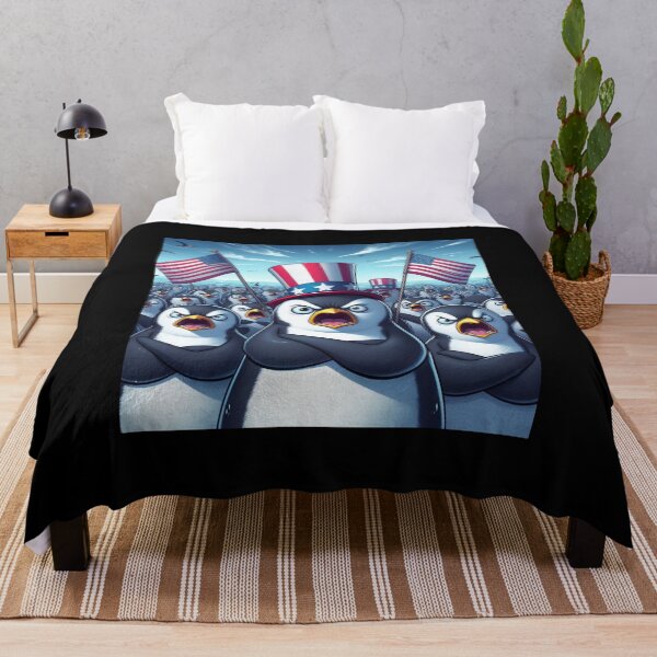 Item preview, Penguins Protest Against Tariffs Funny Penguin Tariff funny gifts for activists designed and sold by crazygingercat.