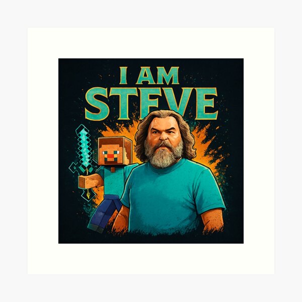 Item preview, Steve a minecraft movie designed and sold by Hoops and Movie Sticks.