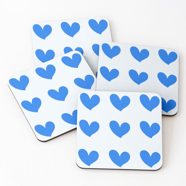 Item preview, Blue hearts designed and sold by Paper Drip.