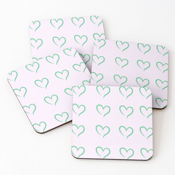 Item preview, Green hearts designed and sold by Paper Drip.