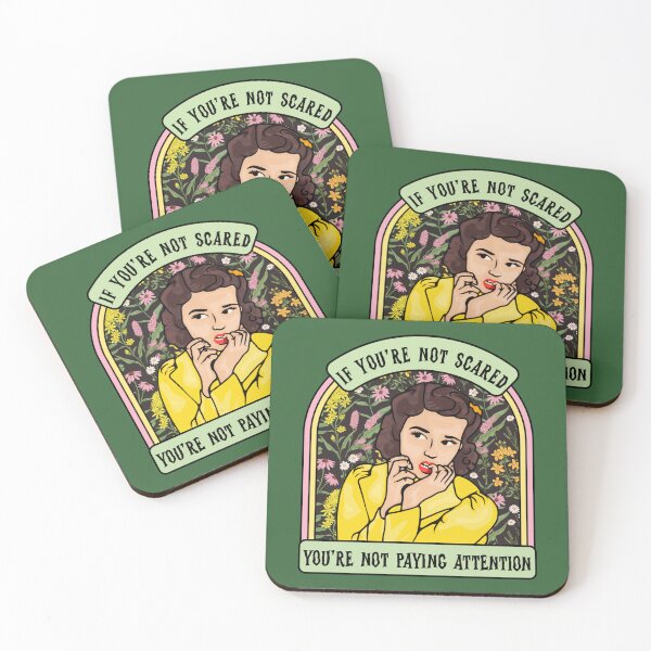 Item preview, If You're Not Scared, You're Not Paying Attention designed and sold by Unhinged Heather.