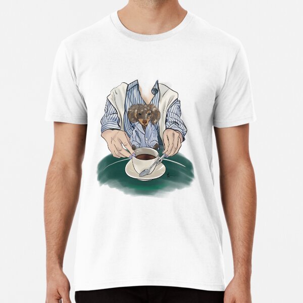 Puppy morning routine Premium T-Shirt