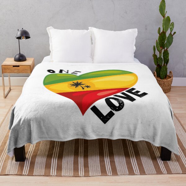 Item preview, One Love heart design with Palm trees designed and sold by Krazy4Keepsakes.