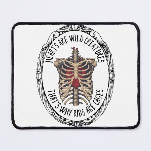 Item preview, Hearts Are Wild Creatures…That’s Why Ribs Are Cages designed and sold by RamAndRebirth.