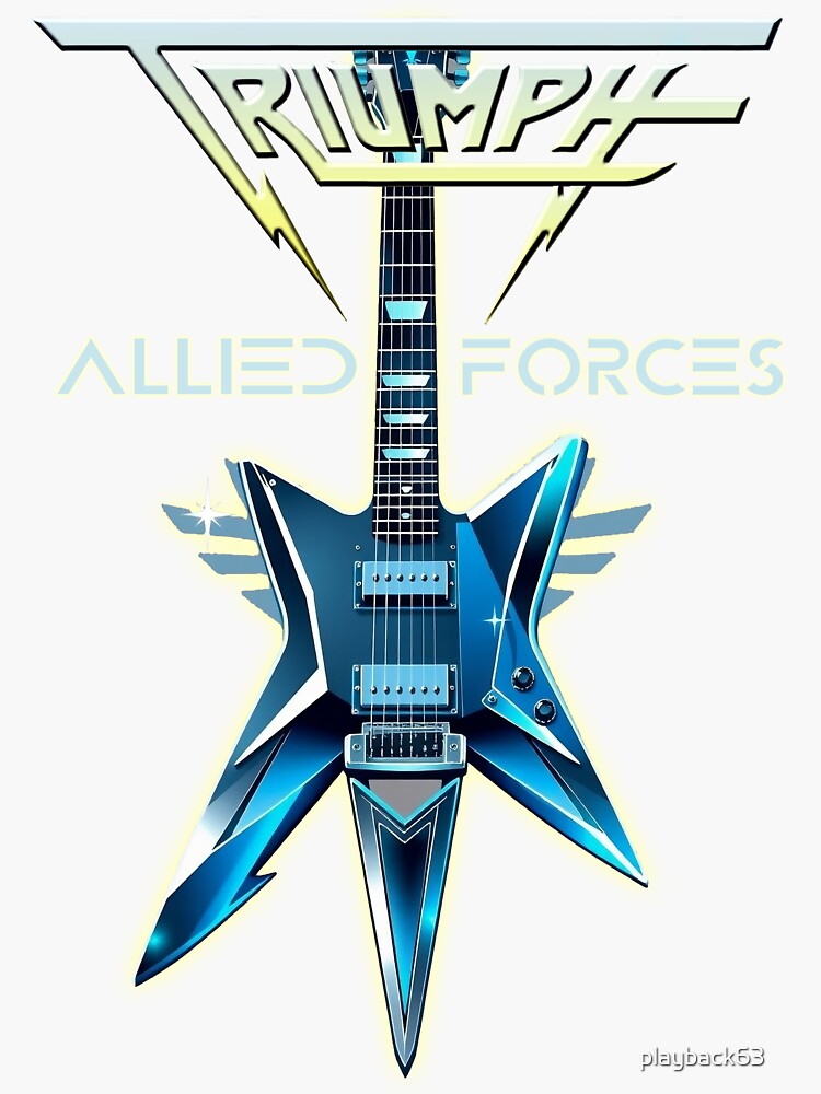 Thumbnail 3 of 3, Sticker, TRIUMPH ALLIED FORCES designed and sold by playback63.