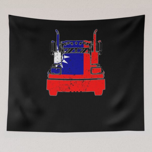Item preview, Taiwanese Trucker Shirt Taiwan Flag Truckers T Shirts designed and sold by shoppzee.