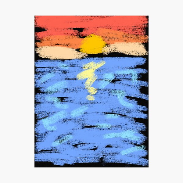 Item preview, Sunset over the Waves designed and sold by mjDesigns-.