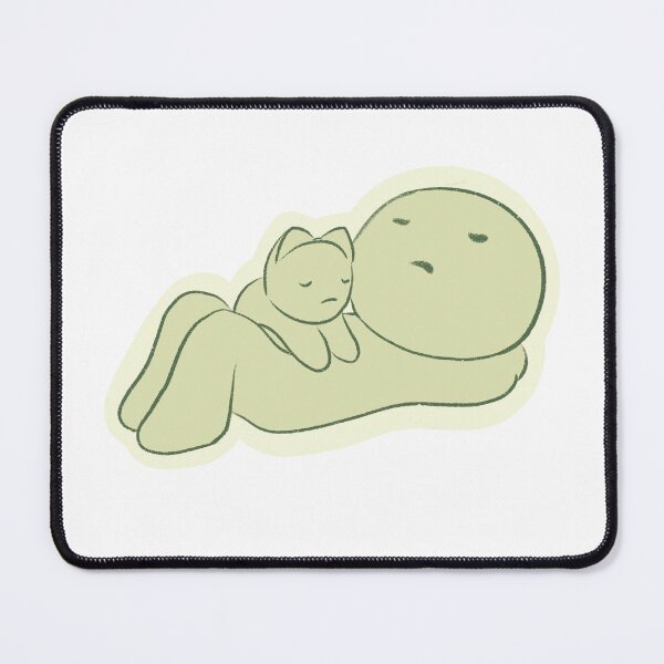 Item preview, sleepy smiski with cat  designed and sold by luvnadiak.