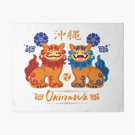 □　アクリル画　OKINAWA　21 b　□ Okinawa Shisa