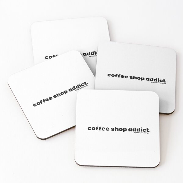 Item preview, Coffee shop addict, v1, black | @lilsboobthangs designed and sold by lilsboobthangs.