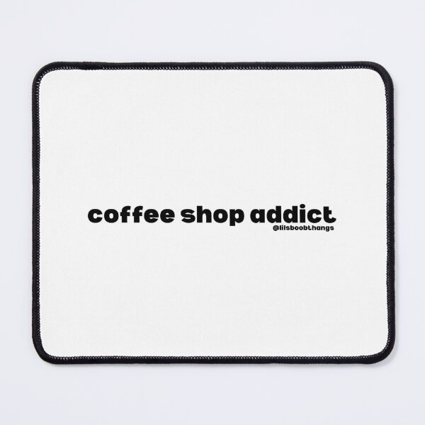 Item preview, Coffee shop addict, v1, black | @lilsboobthangs designed and sold by lilsboobthangs.