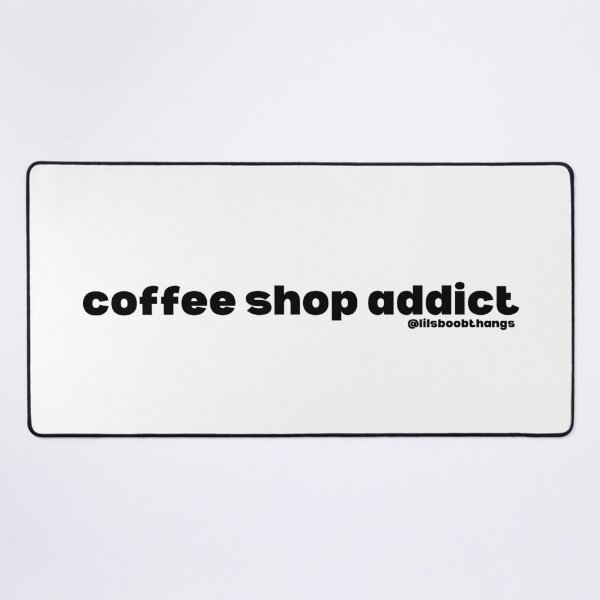 Item preview, Coffee shop addict, v1, black | @lilsboobthangs designed and sold by lilsboobthangs.