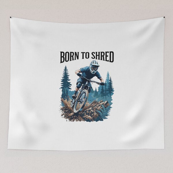 Item preview, Mountain Biking Forest Trail Action Scene designed and sold by HandicraftArt.